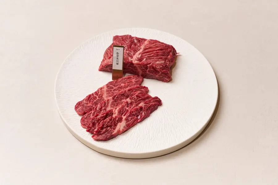 1++ 토시살 120g — 1++ 한우 구이 단품